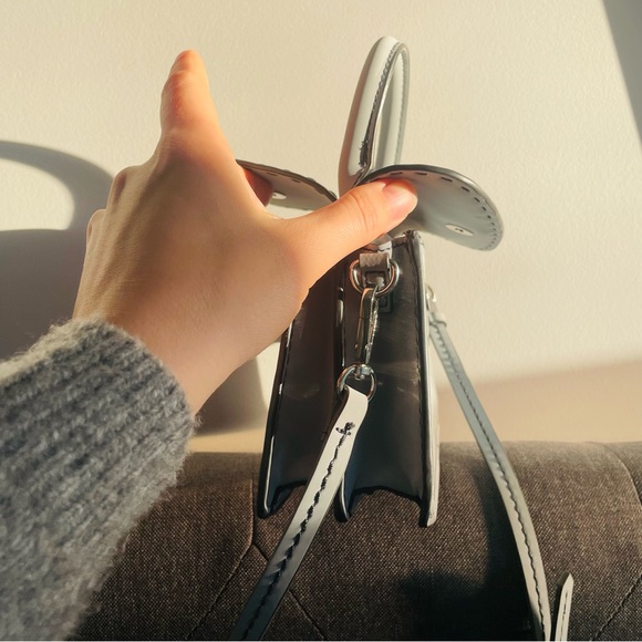 Zara Cartoon-like Stitched Firm Mini Crossbody Neoprene Scuba Purse - Picture 10 of 16